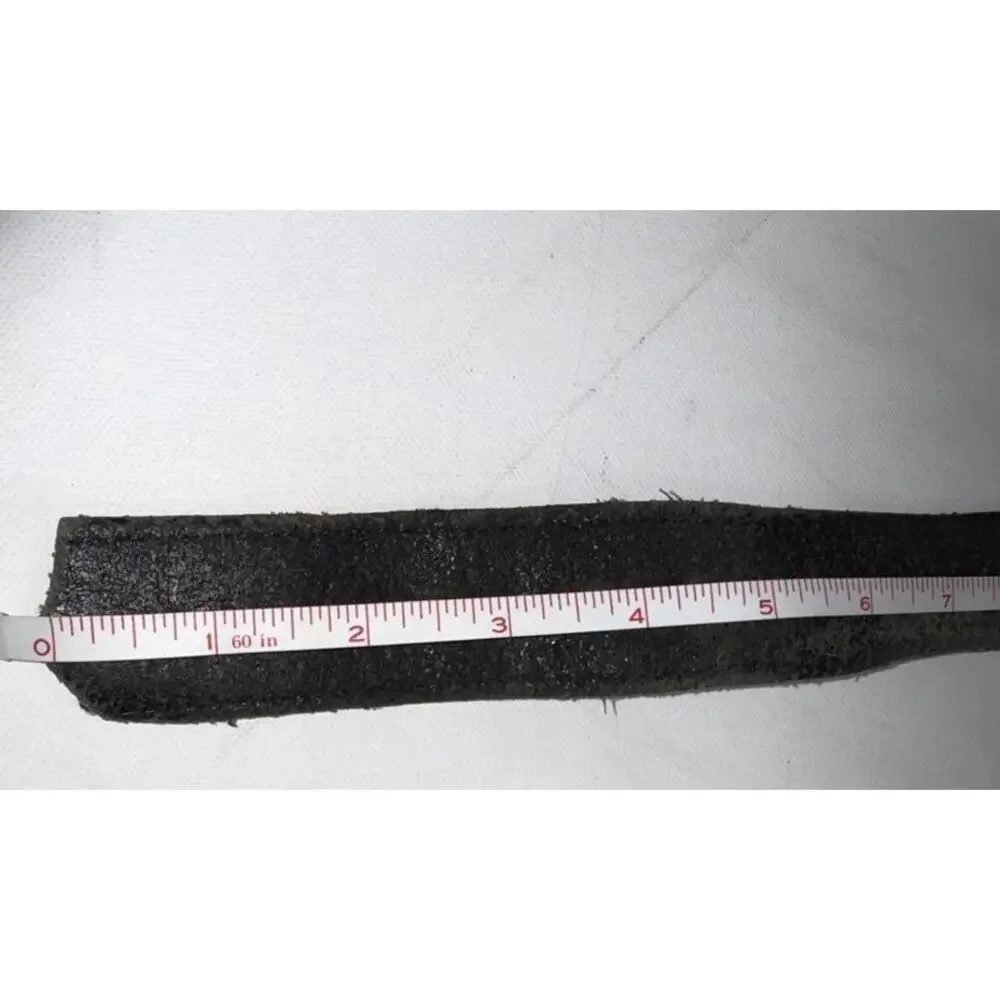 Carhartt Authentic Rancher Farmer Worn Equestrian Black Leather Workwear Belt 44